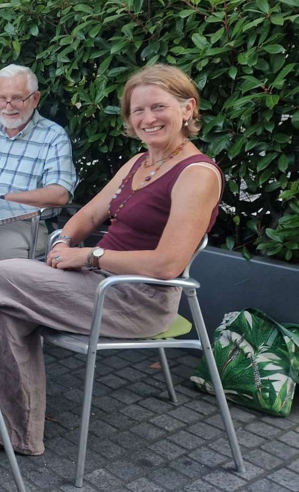 Jutta Hartmann, die den Stammtisch aufgenommen hat